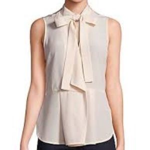 Habitual Clio Sleeveless Tie Neck Blouse XS